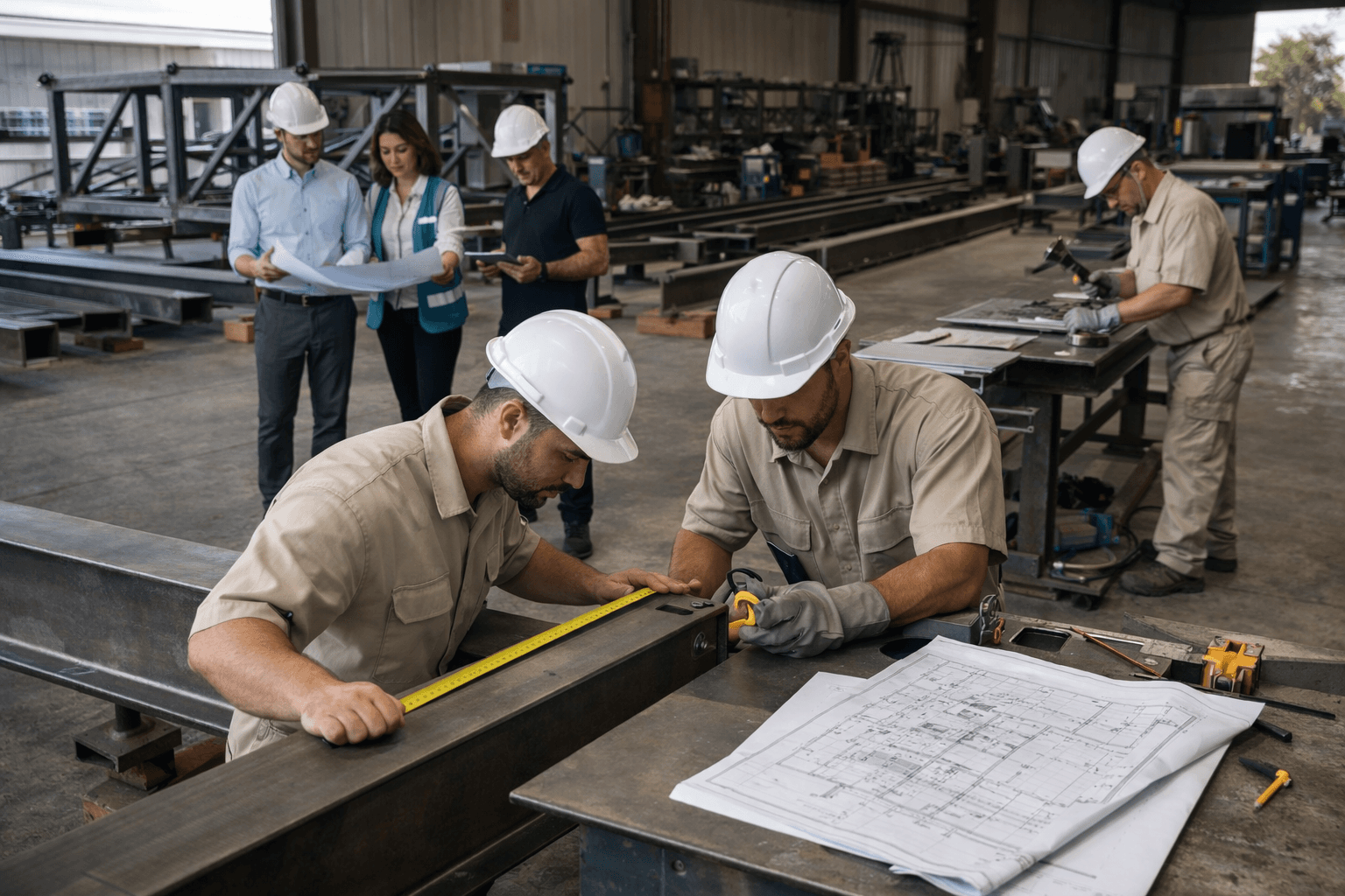 Atelier de fabrication M.Z Dubai Aménagement — chantier et production